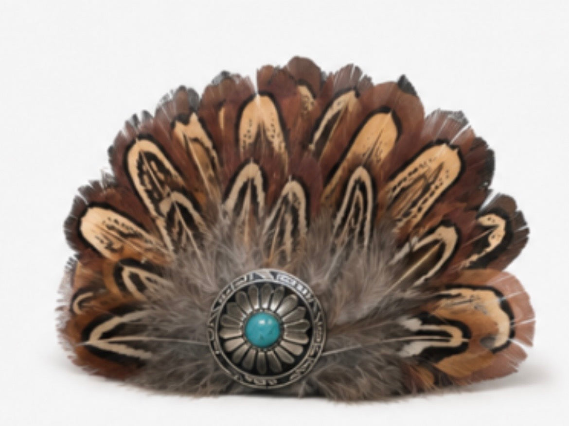Cowboy Hat Feather Crest